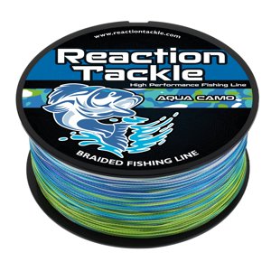 Reaction Tackle 25 lb Braided Fishing Line 300 Yard