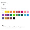 thumbnail image 4 of Rotuladores De Colores Bruynzeel 25 Pz Con Estuche De Metal multicolor, 4 of 7