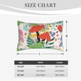 thumbnail image 6 of Fotbe Mushroom and Frogs Pillow Cases - Envelope Closure - Luxury, Extra Soft, Cooling Pillow Covers - Wrinkle, Fade, Stain Resistant-14"x20", 6 of 9