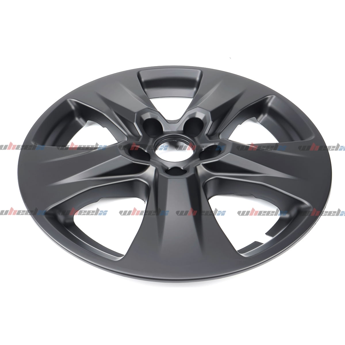 17 inch Hubcap Wheel Skin Covers Compatible with 2019-2025 Toyota RAV4 XLE Hybrid XLE, Durable ABS Plastic Tire Rim Covers (Set of 4), Standard Wheels - Snap On Replacement (Matte Black)