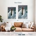 thumbnail image 4 of Elephant Stock Storm At La Jument Lighthouse Wall Art - Vertical Canvas Wall Art - Living Room Wall Decor - Nautical Canvas - Teal And Blue Decor - 26" x 39", 4 of 8