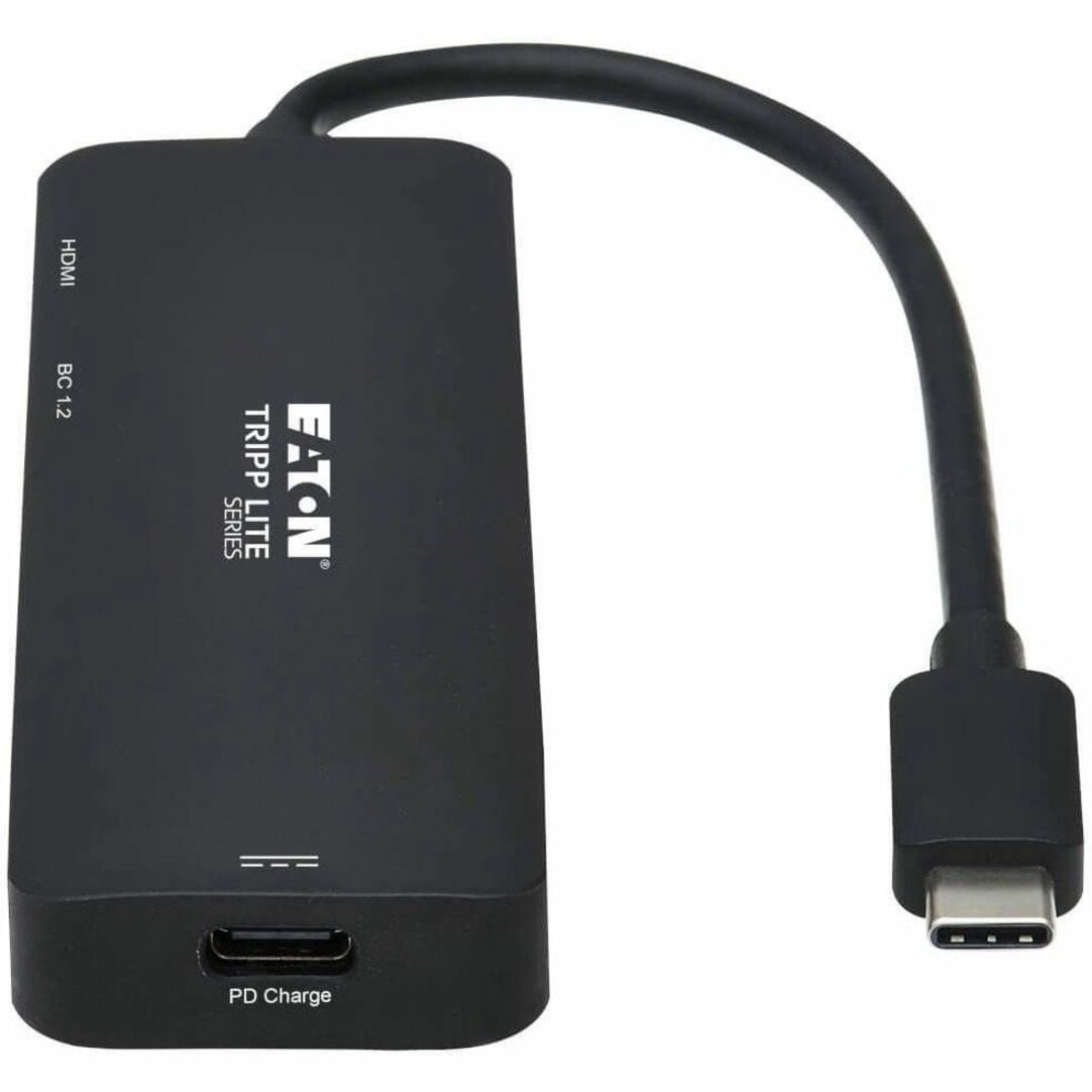 Tripp Lite Usb C Multiport Adapter, 4k @ 60 Hz Hdmi, 3 Usb-a Hub Ports, 100w Pd , Hdr, Hdcp 2.2 - Docking Station - Usb-c 3.1 / Thunderbolt 3 - Hdmi