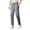 Mens Pants Gray, variant on Big & Tall Pants for Men M-7X Plus Size with Zipper Pockets Lightweight Straight Leg Trousers Drawstring Elastic Waist Quick-Dry Workout Pant