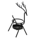 thumbnail image 4 of Candelabro de ciervo, centro de mesa, candelabro, candelabro decorativo para sala de estar, mesa de comedor, boda , negro Macarena Candelero, 4 of 8