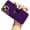 Dark Violet, variant on MYKOMI Designed for iPhone 13 Case 6.1 inch,Cute Plating Edge Love Hearts Pattern with Camera Lens Protection Phone Case for Girls Women