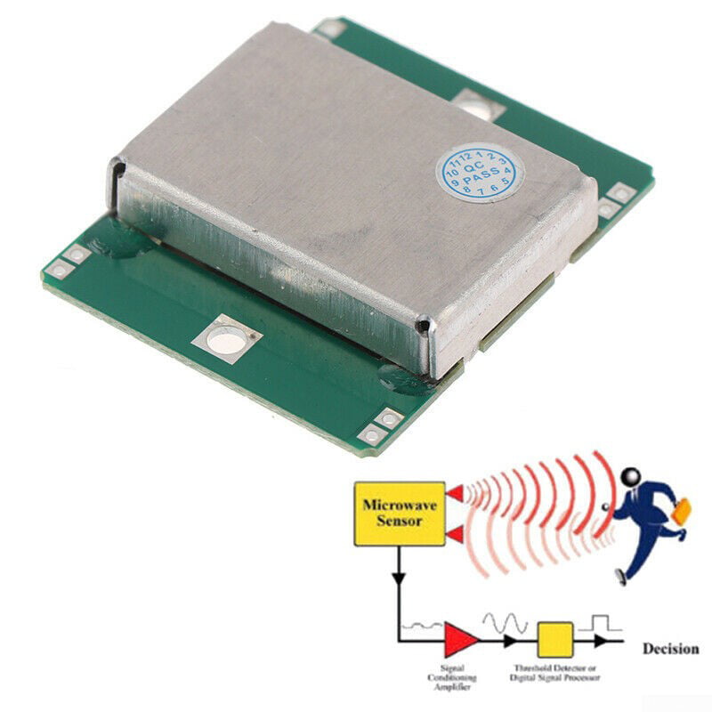 HB100 Microwave Wireless Doppler Radar Detector Probe Sensor Module 10.525GHz 