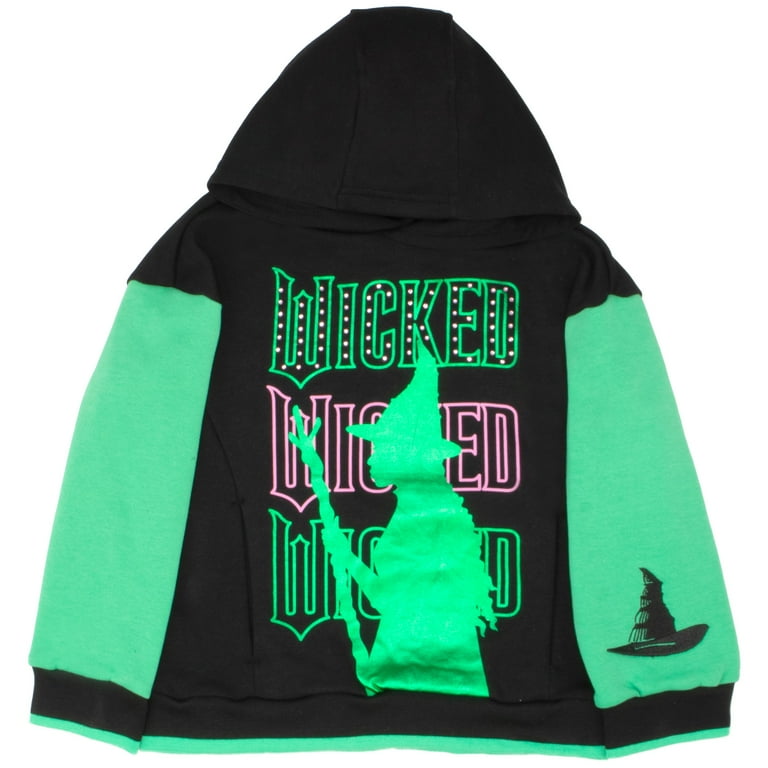 Disney Wicked Girls Hoodie Jogger Set, 2-Piece, Little Big