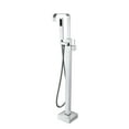 thumbnail image 2 of ANZZI Victoria 2-Handle Clawfoot Tub Faucet with Hand Shower in Chrome, 2 of 2