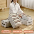 thumbnail image 6 of Drawer Organizers and Dividers Folding Drawer Storage Box Pants Storage Box Drawer Underwear Storage Compartment Wardrobe Storage Box, 6 of 9