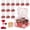 Pink-12PCS, variant on Gummy Bear Containers Plastic, 12 PCS Gummy Bear Jar Container, Valentine’s Day Gummy Bear Containers, Creative Bears Shaped Container for Gifts & Party Decor