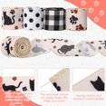 thumbnail image 3 of Ribbon Canlierr con estampado de pata de perro, alambre, 2.5 pulgadas, 24 yardas, 4 rollos, 3 of 7