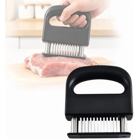 Meat Tenderizer Tools with 48 Stainless Steel Blades Cooking for Your Kitchen(1PC)
