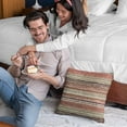 thumbnail image 2 of Plutus 18" x 18" Stripe Luxury Throw Pillow in Multi-Color, 2 of 9