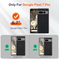 thumbnail image 3 of KOMI for Google Pixel 7 Pro Case, Slim Fit Case for Pixel 7 Pro with Invisible Ring Kickstand, [Military Grade Drop Tested] Dual Layer Shockproof Protective Phone Case for Pixel 7 Pro 6.7", Black, 3 of 5