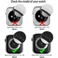 thumbnail image 2 of [2 Pack] IBAOLEA Waterproof Case Compatible for IBAOLEA Watch SE Series 6 /5 /4 44mm Case with Screen Protector (Silver+Silver, 44mm) Silver+Silver For 44mm only, 2 of 6