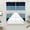 Blue, variant on Turquoise Wood Grain Swag Valances for Windows, Kitchen Window Curtains Over Sink, Country Retro Wooden Plank Gray Window Treatment Curtains for Living Room/Bedroom Curtains 2 Panel Sets 36"x45"