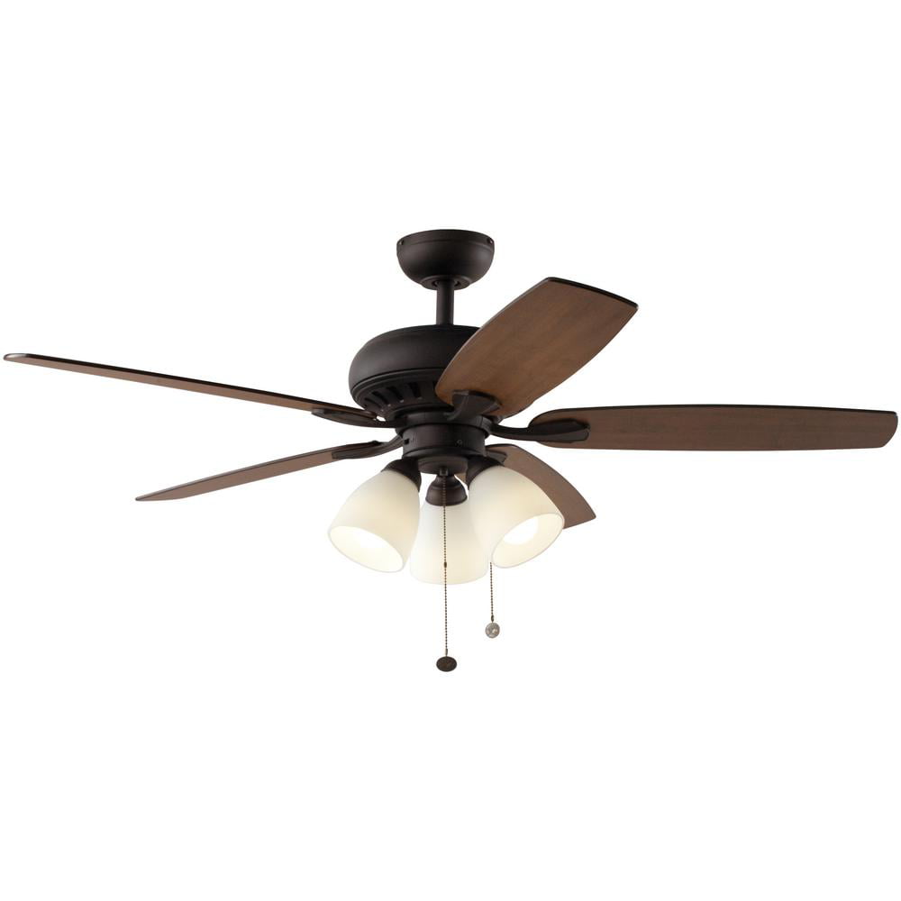 LED Oil Rubbed Bronze Ceiling Fan Hampton Bay Rockport 52 in PARTS ONLY 