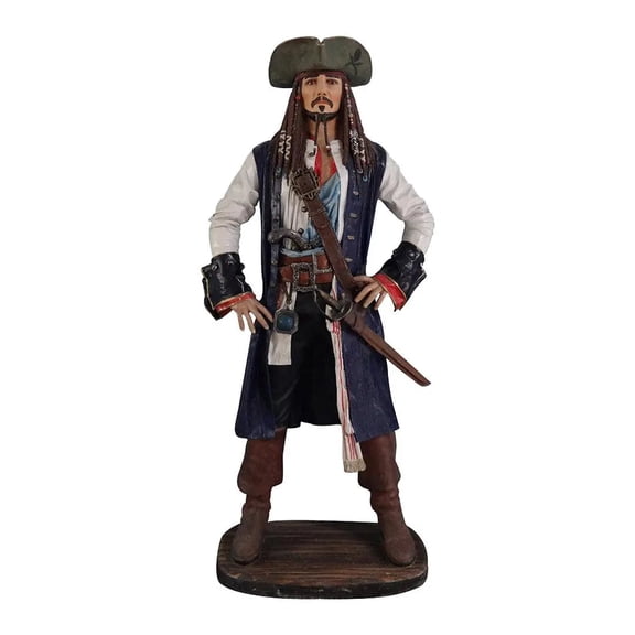 Pirate Captain Jack Life Size Statue
