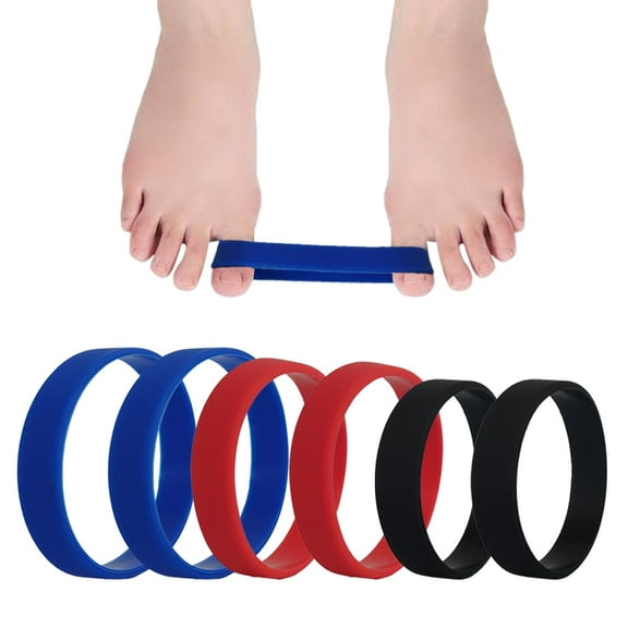 6PCS Toe Stretcher Bands, Bands for Bunions Correction, Valgus Corrector, Foot Resistance Bunion Relief