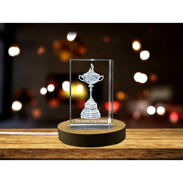 The Ryder Cup trophy Sports 3D Engraved Crystal Gift