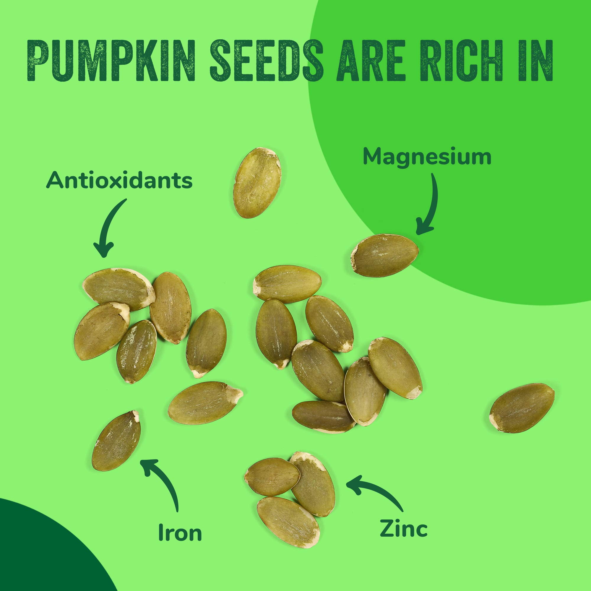 I'M A NUT Dry Roasted Pumpkin Seeds with Sea Salt-No oil No PPO Non GMO Vegan Kosher-48 oz