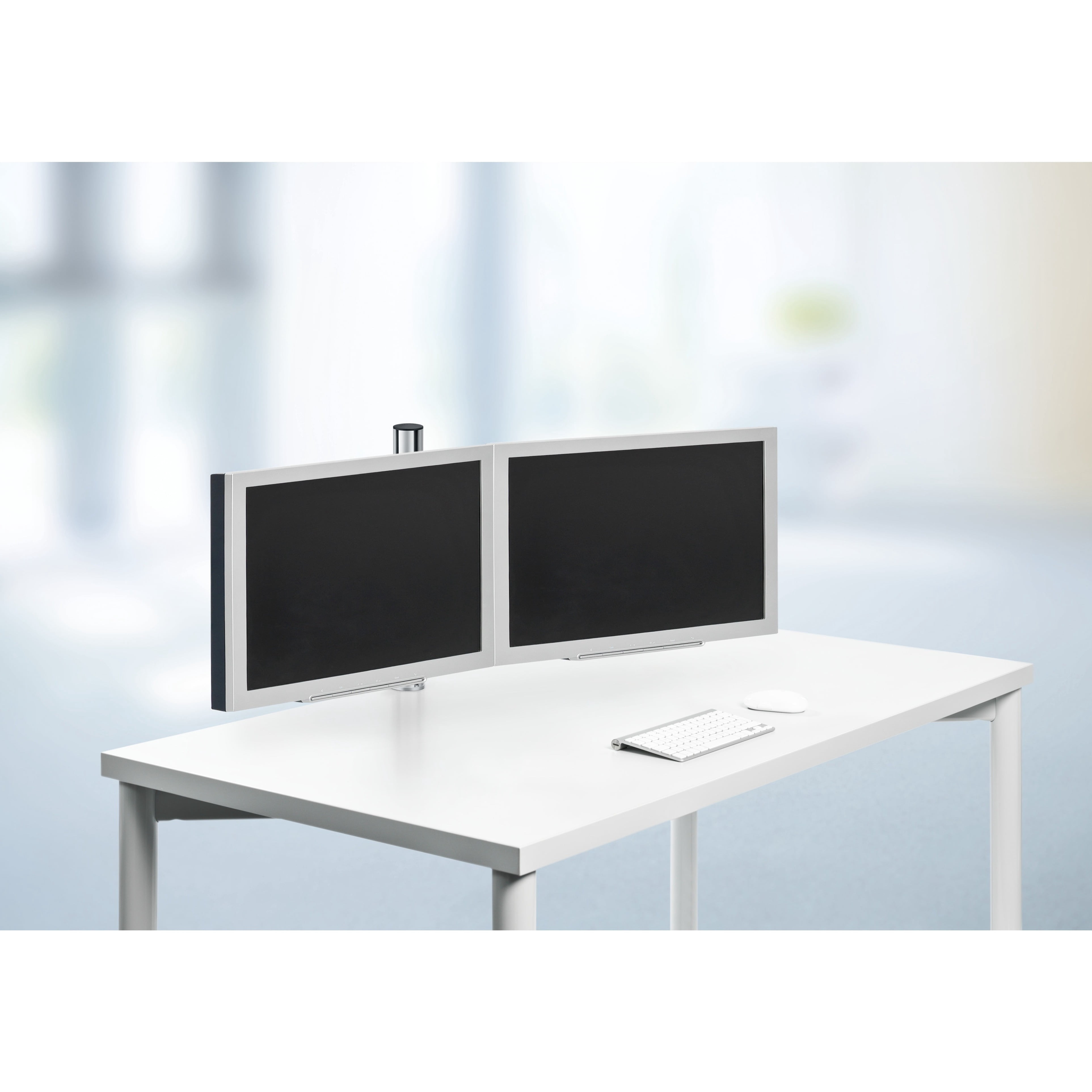Novus TSS Duo Monitor Arm Set, Fully Adjustable, Table Clamp Mount, Supports 2 Monitors
