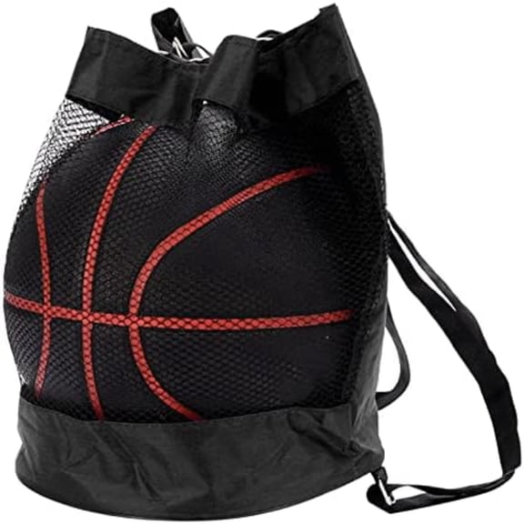Haimei Multifunctional Basketball Backpack, Large Capacity Crossbar Sports Gym Bag for Hiking Outdoor Activities Men Women