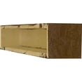 thumbnail image 5 of 8"H x 10"D x 36"W Sandblasted Faux Wood Fireplace Mantel, Early American, 5 of 17
