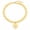 D, variant on VNOX Stainless Steel Gold Tone Yellow Resin Beaded Heart Pendant Necklace for Birthday Gift