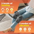 thumbnail image 7 of Heated Knee Massager,3-in-1 Heating Vibration pad Cordless Knee Elbow Shoulder Massager,Hot Compress USB Charging Knee Warmer, 7 of 7