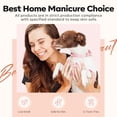 thumbnail image 2 of modelones Builder Nail Gel, 8-in-One Sheer Nude Pink Builder, Apricot Blush Pink Rubber Base for Nail Thickening Apex Building LED Lamp Cured Hard Strengthener Extend Color Gel Polish for DIY Salon, 2 of 9
