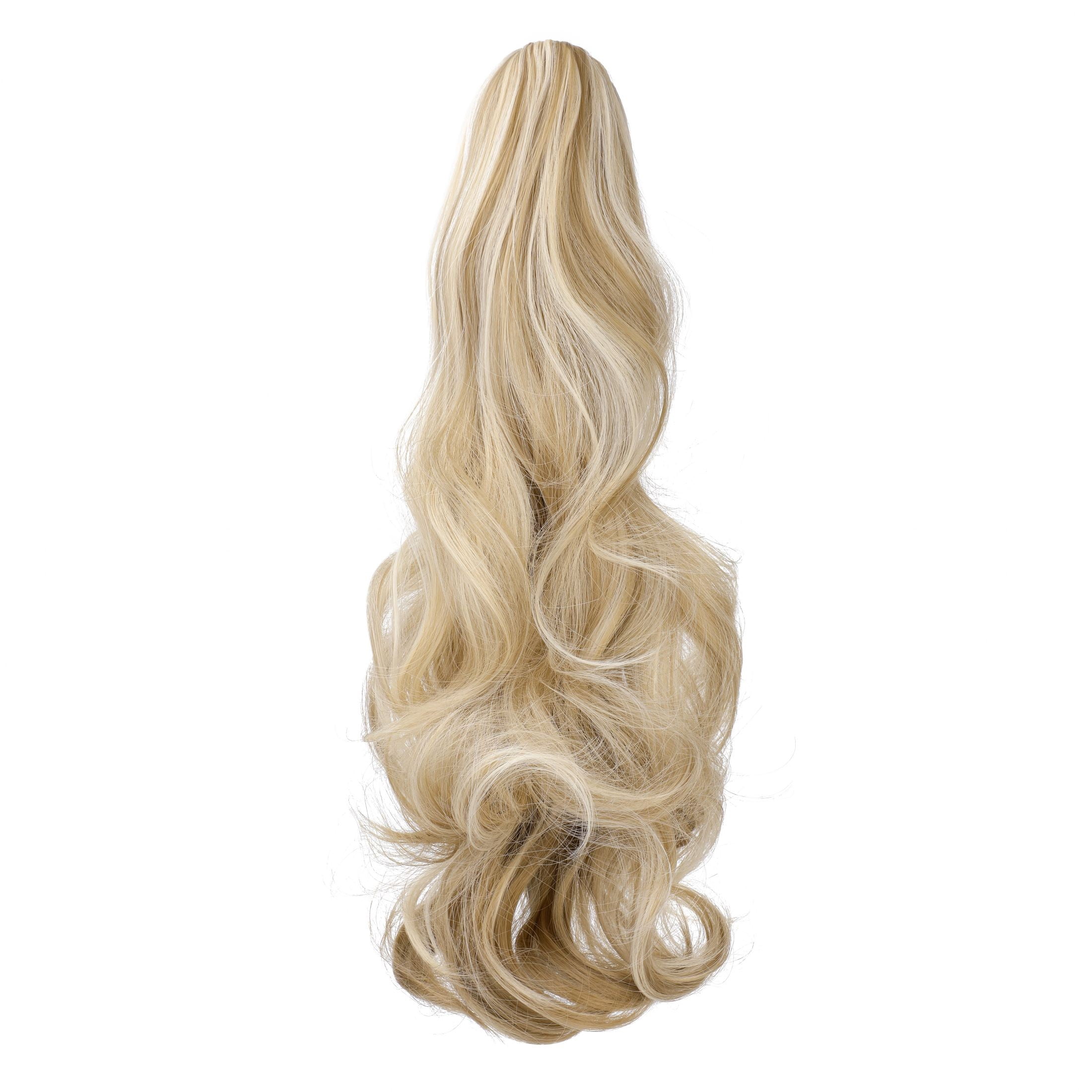 AynnQueen Ponytail Extension Claw Clip in Pony Tails Hair Extensions Synthetic Wavy Straight Secret Ponytail Hairpiece 18/21 Inch