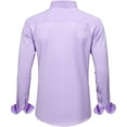 thumbnail image 5 of Men's Dress Shirts Solid Long Sleeve Stretch Wrinkle-Free Formal Shirt Business Casual Button Down Shirts, 5 of 10