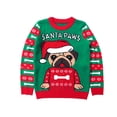 thumbnail image 7 of Tstars Boys Unisex Ugly Christmas Sweater Santa Paws Pug Festive Holiday Sweater Kids Christmas Gift Funny Humor Holiday Shirts Xmas Party Christmas Gifts for Boy Ugly Xmas Sweater, 7 of 7