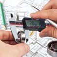 thumbnail image 1 of Digital Caliper, Stainless Steel Caliper Measuring Tool Inch Millimeter 0 To 150mm  For Craft, 1 of 8