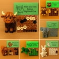 thumbnail image 3 of Decodeary 3D Christmas Trees Animal Kits DIY Fastener Handmade Buttons Exquisite and Compact, Multifunctional Ideal and Xmas owl, 3 of 6