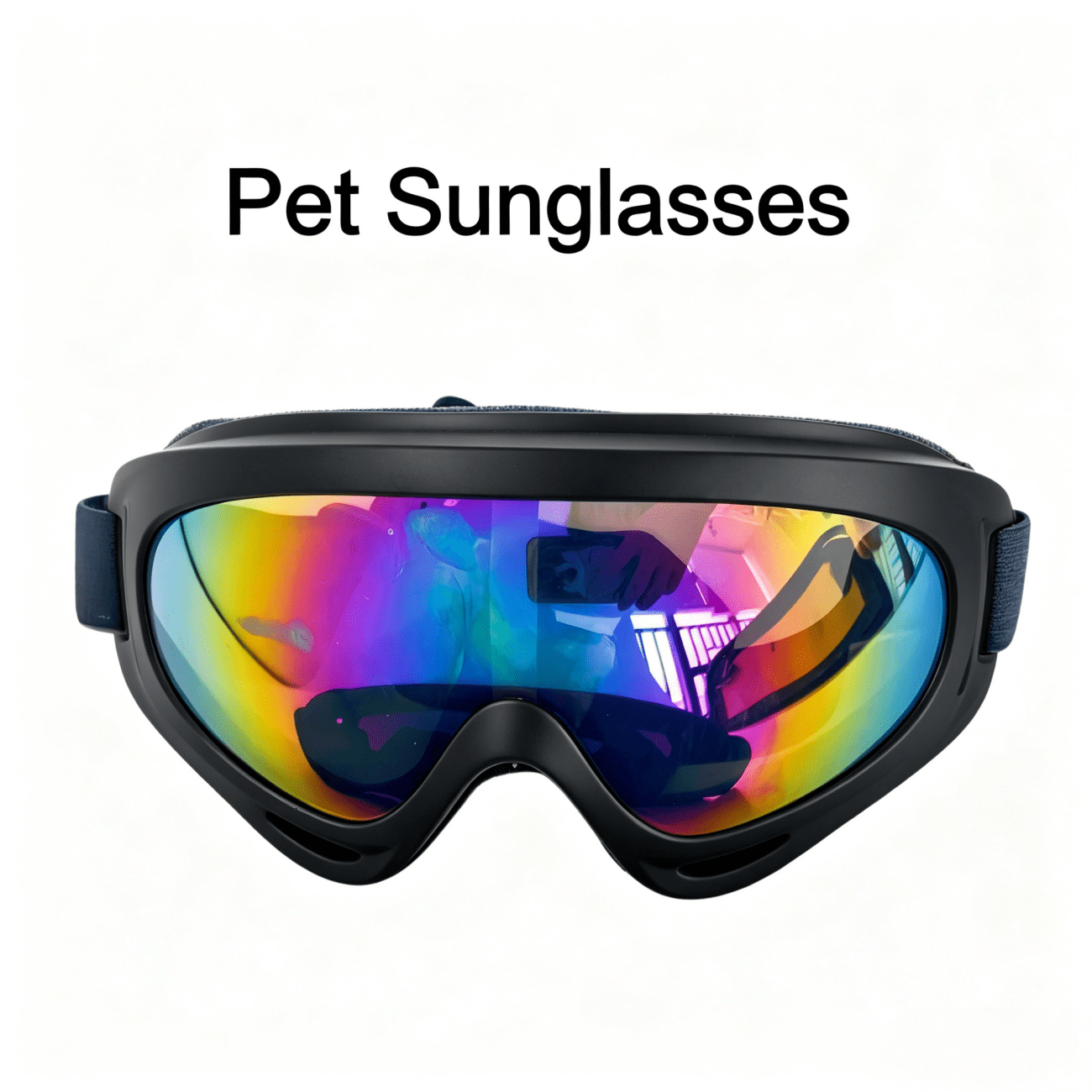 2 Pack Pet Protection Dog Sunglasses Pet Goggles Windproof Eye Wear Adjustable Dog Goggles