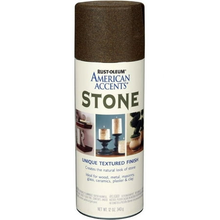 Sienna Stone, Rust-Oleum American Accents Textured Spray Paint, 12 oz