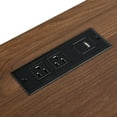 thumbnail image 7 of YIYADO 55.5-Inch Rolling Farmhouse Kitchen Island with Drop Leaf, Sliding Barn Door, Power Outlets and Storage, 7 of 7
