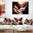 thumbnail image 4 of Designart Antelope Canyon in Brown Shade - Landscape Photography Throw Pillow - 18x18, 4 of 5