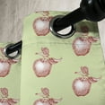 thumbnail image 3 of Ambesonne Fruits Grommet Curtain, Vintage Stalks Leaf Fruit, 50" x 84", Pale Green Brown, 3 of 6