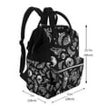 thumbnail image 2 of Honeii Skull bird bat spider Pattern Mummy Diaper Bag Backpack Durable Maternity Baby Nappy Casual Shoulder Bags Travel Hiking Outdoor Pack, 2 of 6