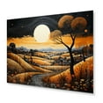 thumbnail image 2 of Designart "Farm Golden Harvest Painting V" Landscapes Metal Wall Art, 2 of 5