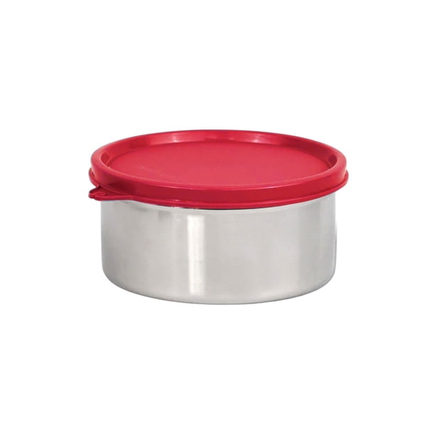 Contenedor de acero inoxidable Signoraware Store Well | Hermético y a prueba de fugas | Duradero y compacto | Ideal para llevar comidas, aperitivos y ensaladas | Perfecto para la oficina y actividades