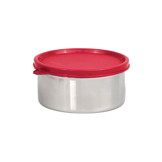 Contenedor de acero inoxidable Signoraware Store Well | Hermético y a prueba de fugas | Duradero y compacto | Ideal para llevar comidas, aperitivos y ensaladas | Perfecto para la oficina y actividades