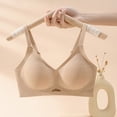 thumbnail image 4 of BaoFuBaoMei Womens Ribbed Bras Plus Size Push up Wireless Bra Adjustable Strap Seamless Brassiere Supportive Breathable Bralette, 4 of 8