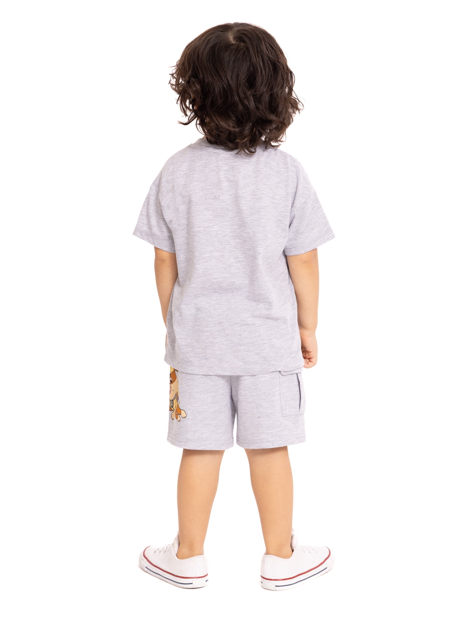 Paw Patrol Toddler Boys' Short Sleeve Graphic Tee and Shorts Set, 2 Piece, Sizes 12M-5T