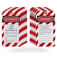 thumbnail image 1 of Danger Do Not Operate Labels Warning Maintenance Labels Baggage Tags for Locking Labels, Equipment Repair, 1 of 5