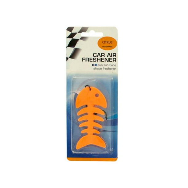Bulk Buys GH56472 Fish Bone Car Air Freshener 72 Piece