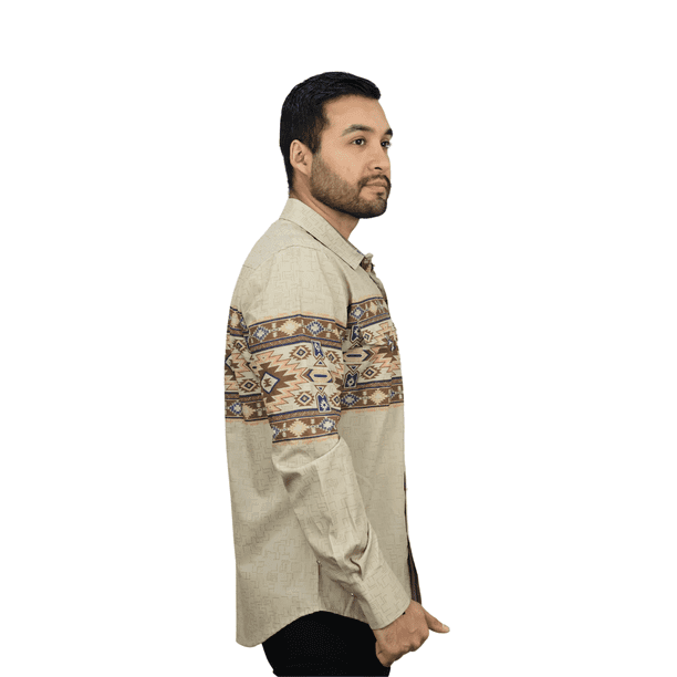 Camisa Platini MX2012 Beige 1 Pz Para Hombre